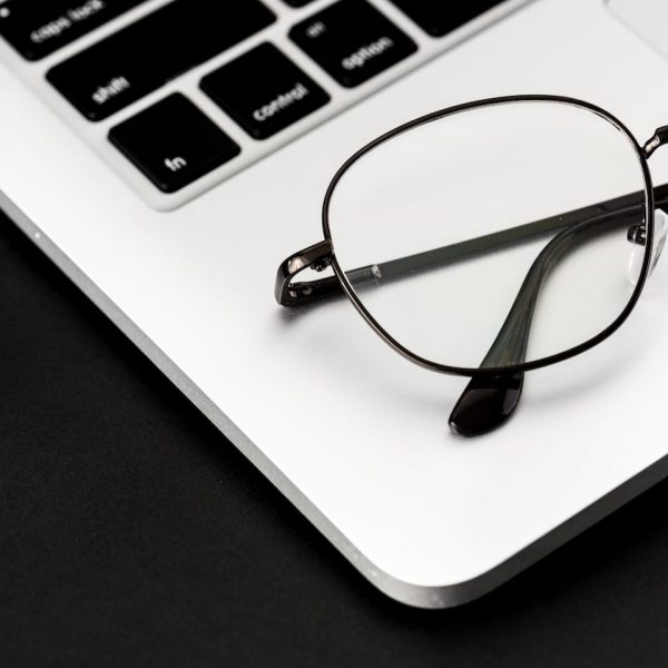 Closeup of Eyeglasses